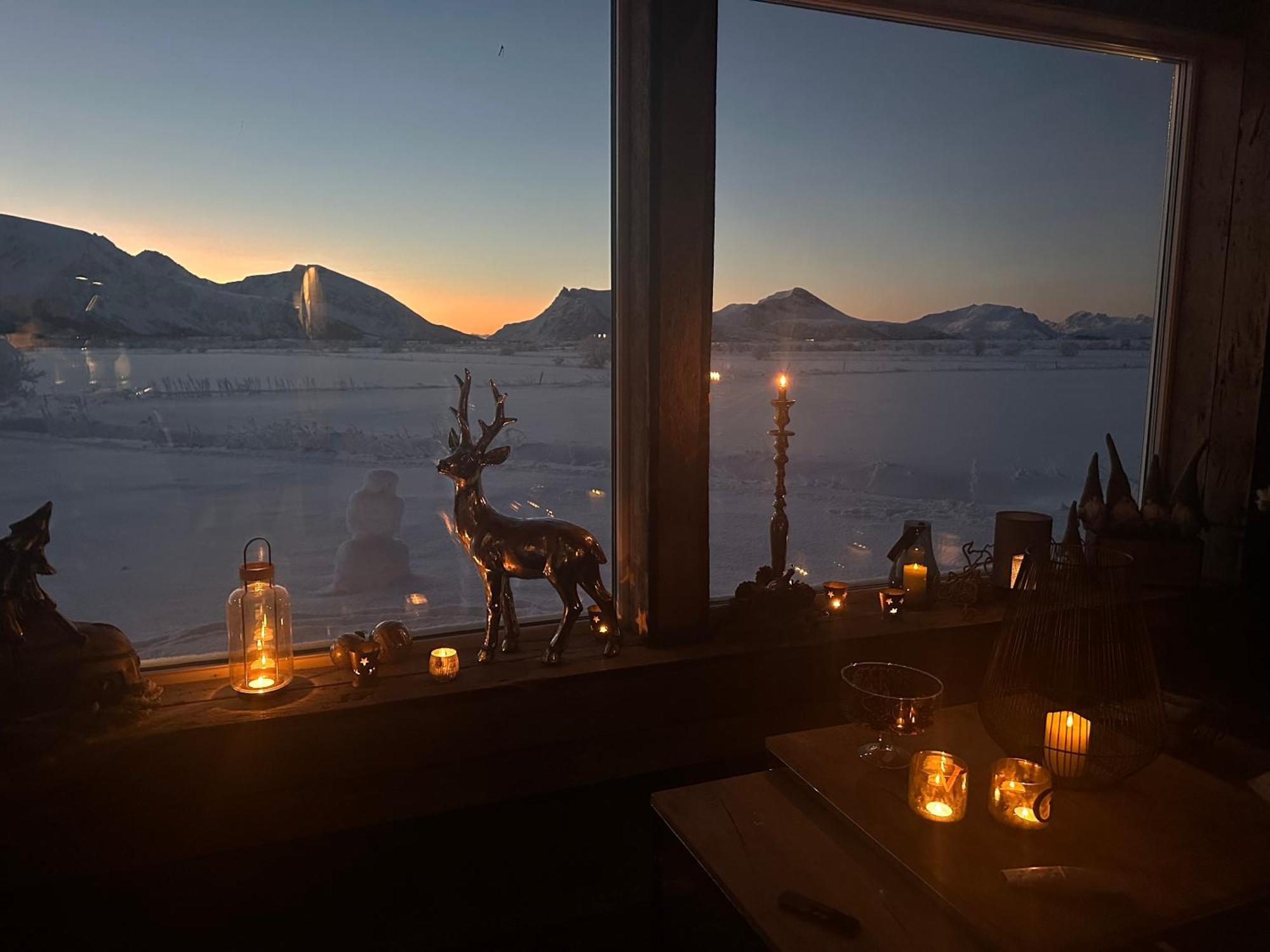 Unique Barnhouse In Amazing Gimsoy In Lofoten Saupstad  Buitenkant foto